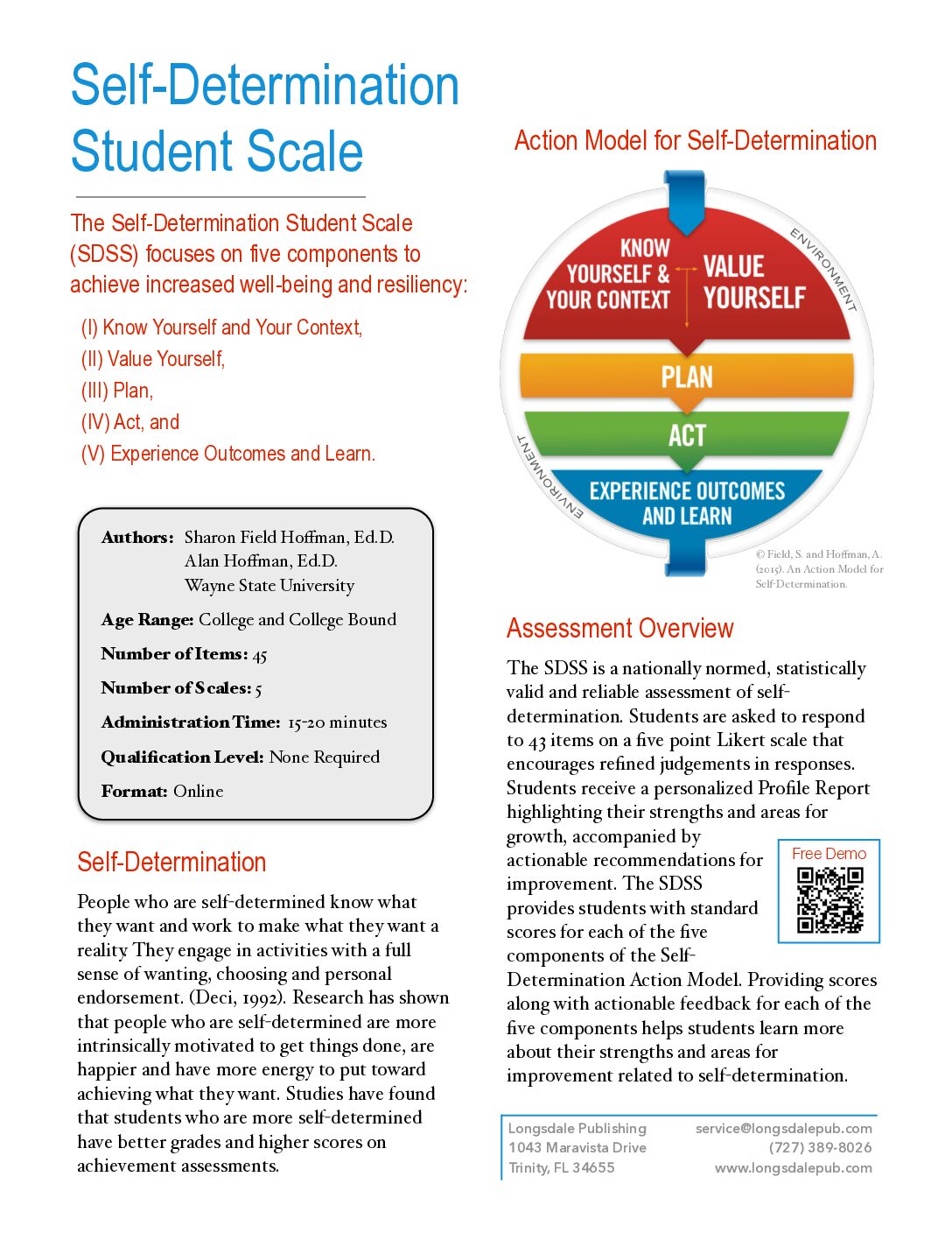 The Self-Determination Student Scale