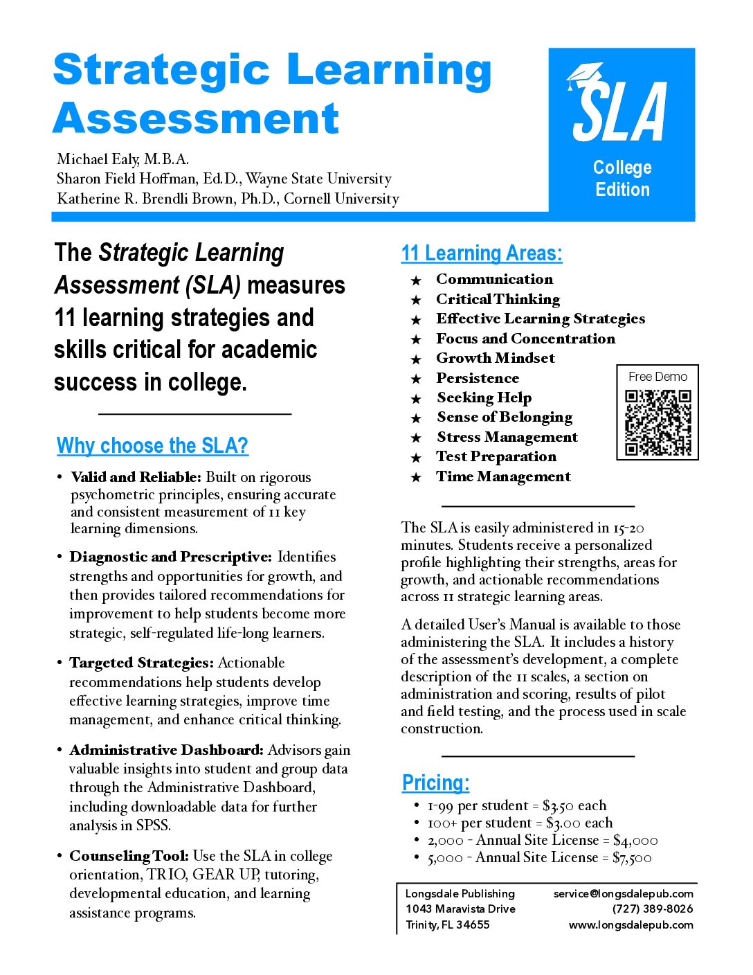 Strategic Learning Assessment